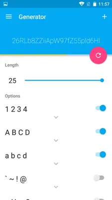 Password Creator android App screenshot 2