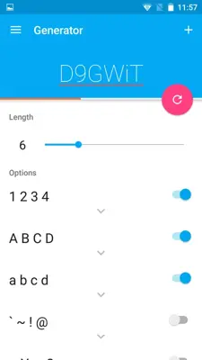 Password Creator android App screenshot 3